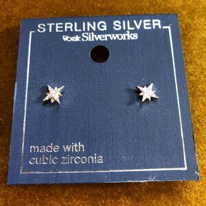 Belk Silverworks - Sterling Silver Earrings - Radiant Stars